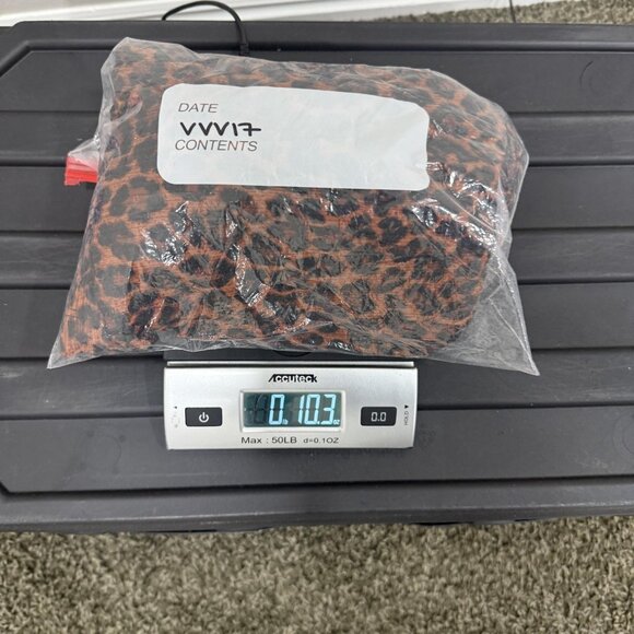 Dressed In Lala Dress Womens Large Brown Leopard Mock Neck Oversized Tunic - Picture 8 of 8